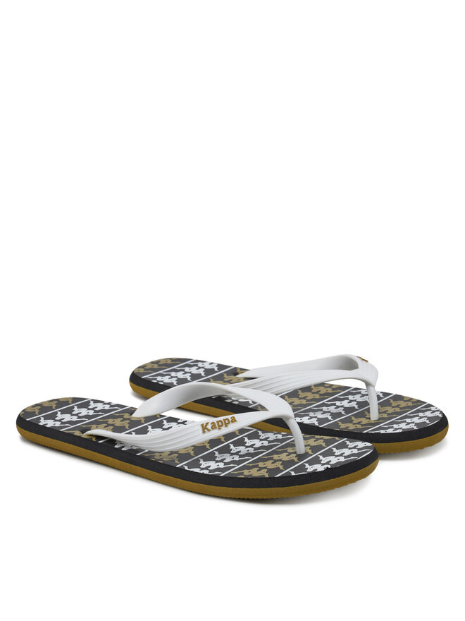 Kappa Japonki Kappa 371D2UW White - Black - Green Military Kolorowy