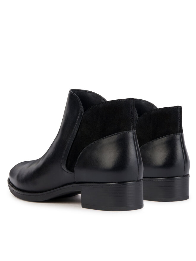 Geox Polokozačky Geox D Felicity D36G1D 04322 C9999 Černá