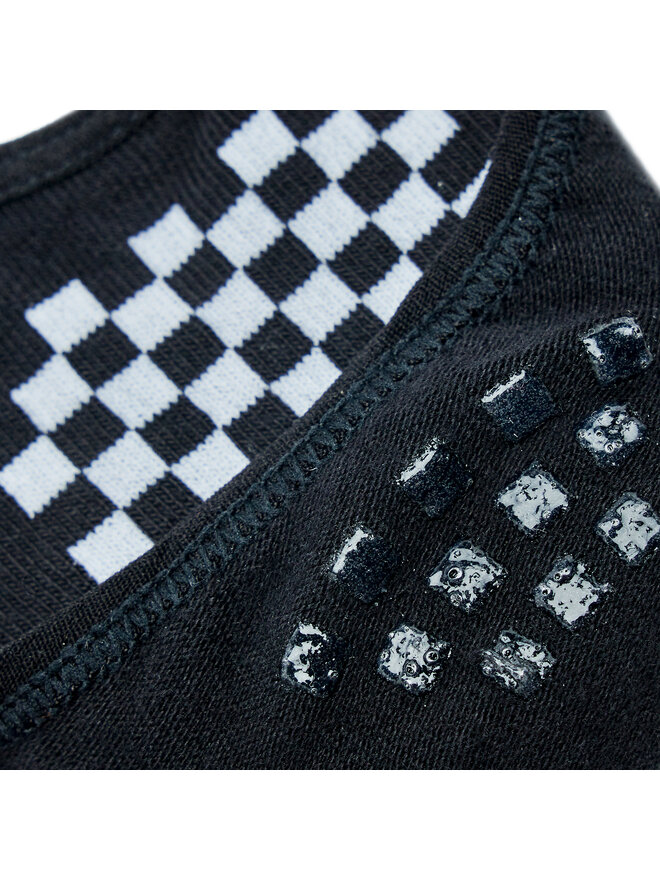 Vans Set de 3 perechi de șosete scurte pentru copii Vans Classic Canoodle Rox VN0007BCY281 Negru