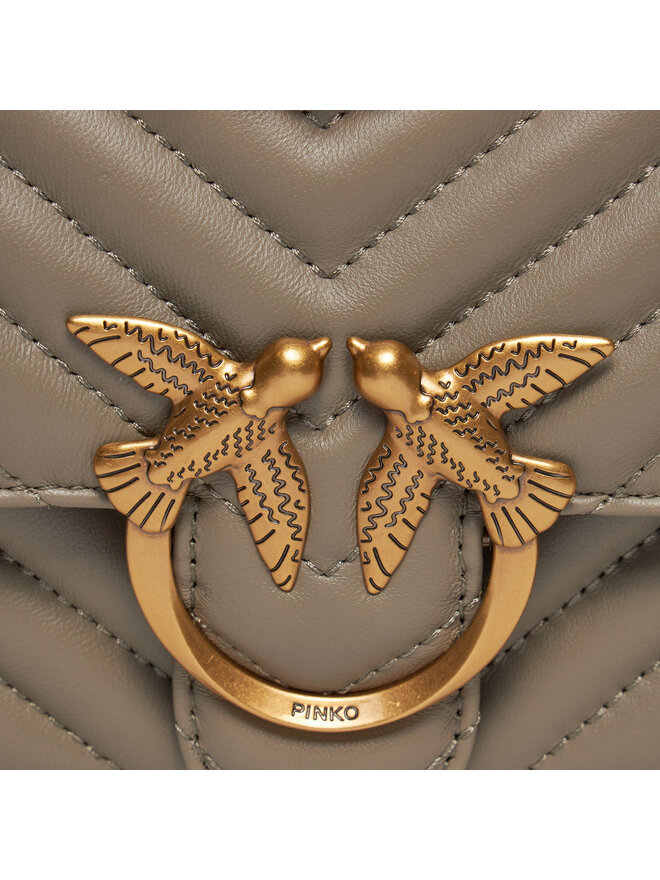 PINKO Torebka PINKO Love One Mini Dc PE 24 PLTT 100074 A0GK Beżowy