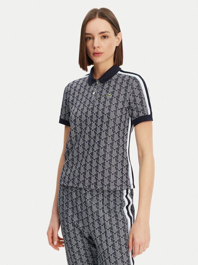 Lacoste Lacoste Pólóing DF3364 Sötétkék Slim Fit