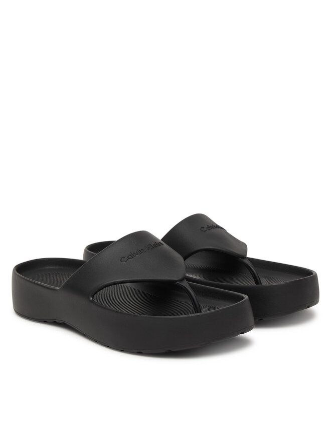 Calvin Klein Zehentrenner Calvin Klein One Piece Eva Flip Flop Thong HW0HW02957 Schwarz
