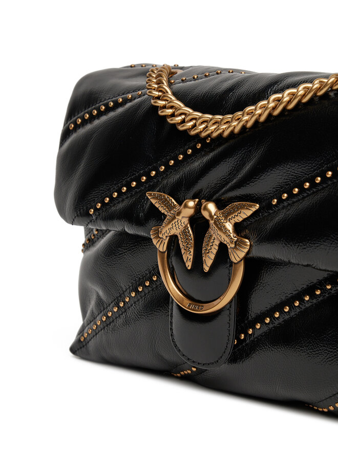 PINKO Handtasche PINKO Love Puff Classic Cl PE 25 PLTT 100038 A26T Schwarz