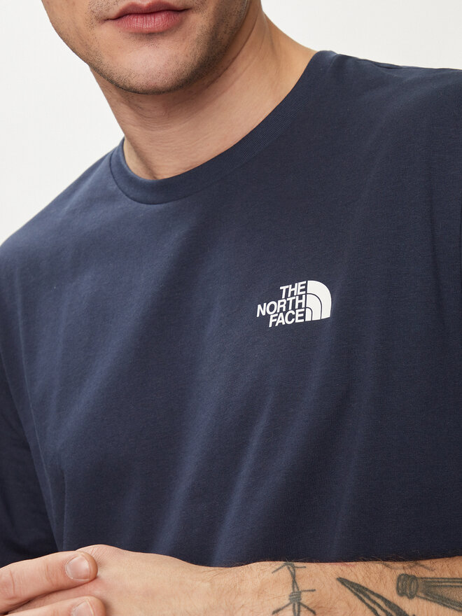 The North Face The North Face Marškinėliai Simple Dome NF0A87NG Tamsiai mėlyna Regular Fit