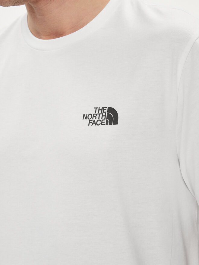 The North Face The North Face Marškinėliai Simple Dome NF0A87NG Balta Regular Fit