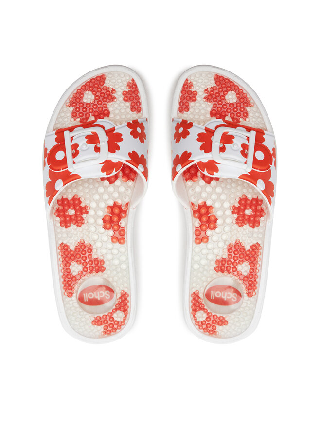 Scholl Παντόφλες Scholl New Massage F29960 Λευκό