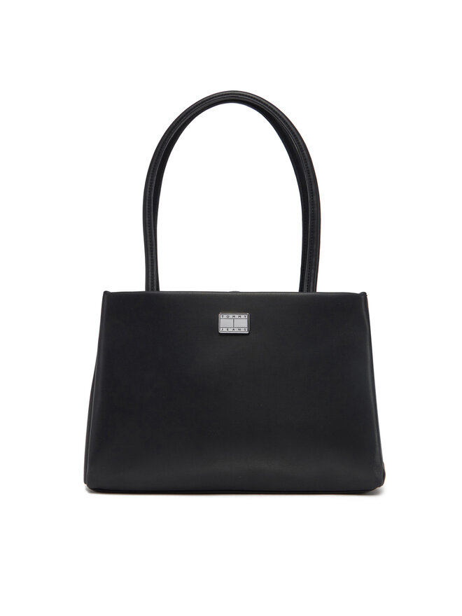 Tommy Jeans Handtasche Tommy Jeans Tjw American Cool Med Tote AW0AW17297 Schwarz