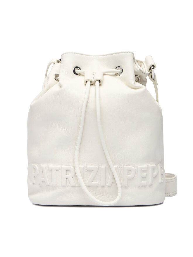 Patrizia Pepe Ročna torba Patrizia Pepe 2B0126/L113 Bela
