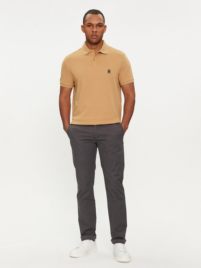 Tommy Hilfiger Tommy Hilfiger Polo marškinėliai Interlock MW0MW34783 Smėlio Regular Fit