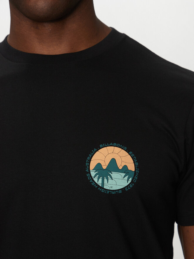 Billabong Billabong Póló Brightness Ss EBYZT00306 Fekete Regular Fit