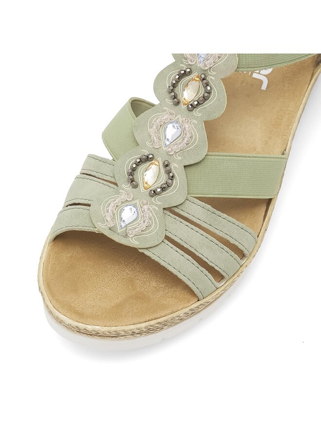 Rieker Sandale Rieker 619B2-52 Verde