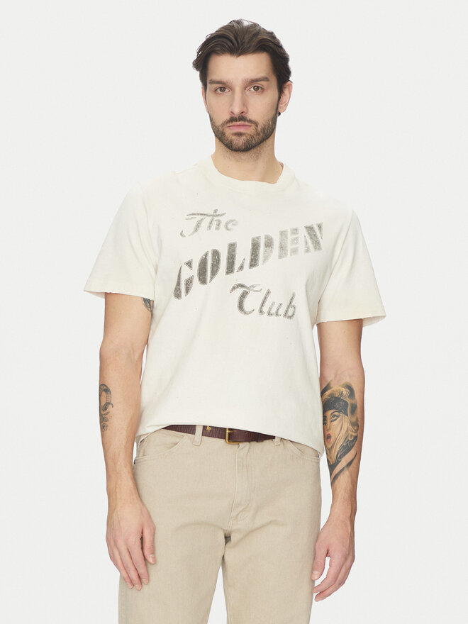 Golden Goose Golden Goose Camiseta GMP01220.P001642 Écru Regular Fit