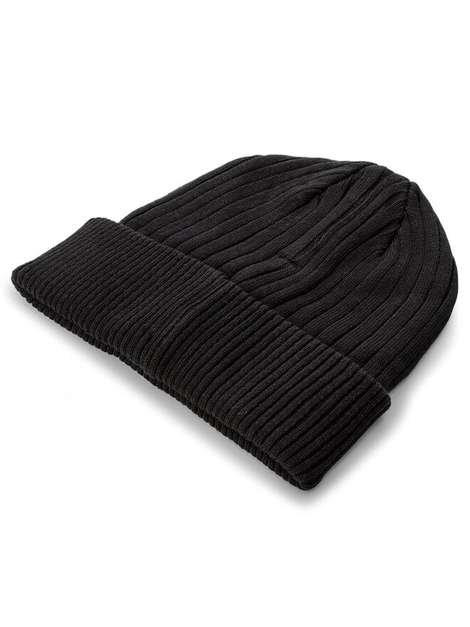 Trussardi Mütze Trussardi Hat Knitted Patch Felt 57Z00006 Schwarz