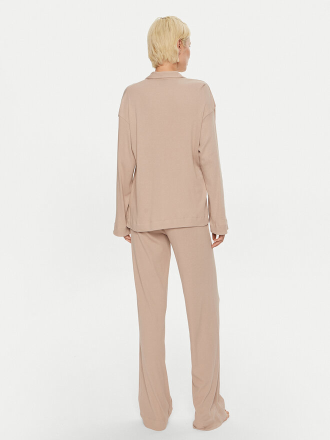 BOSS BOSS Pijama 50511152 Beis Relaxed Fit