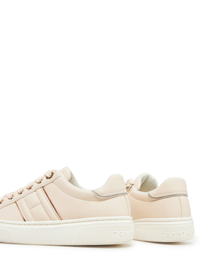 Tommy Hilfiger Sneakersy Tommy Hilfiger Low Cut Lace-Up Sneake 3A9-33745-1439 Ružová
