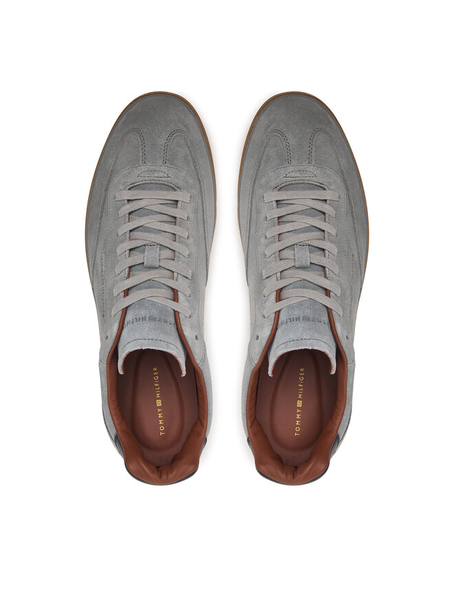 Tommy Hilfiger Sneakers Tommy Hilfiger Th Lo Lux Suede Sneaker FM0FM05997 Grau