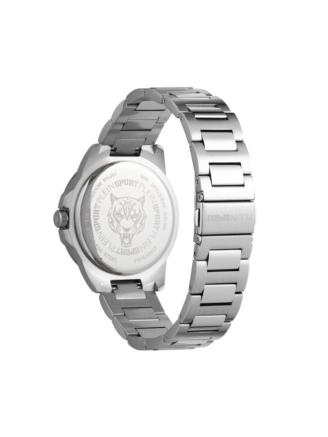 Plein Sport Годинник Plein Sport Touchdown PSFBA0923 Срібний