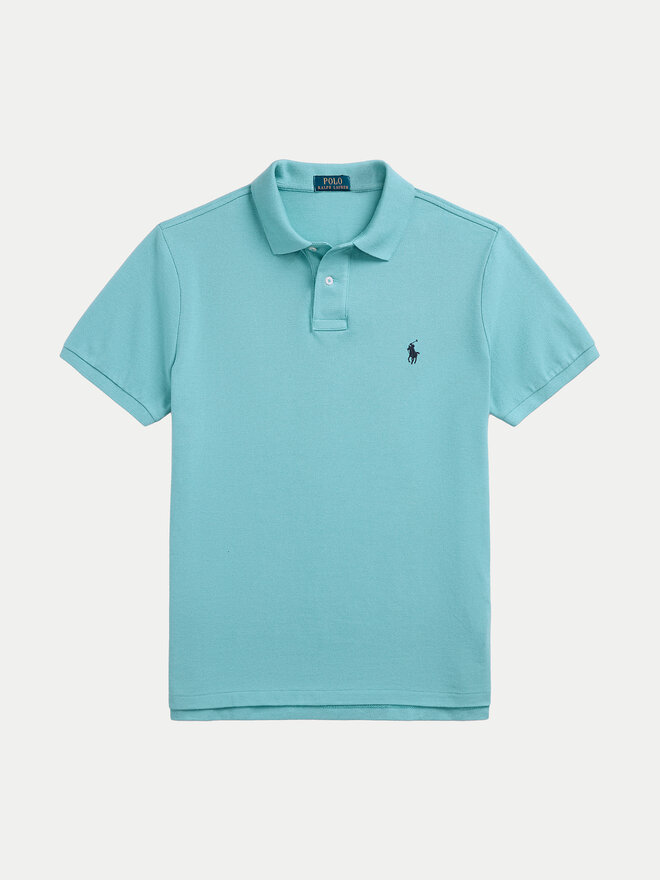 Polo Ralph Lauren Polo Ralph Lauren Поло 710536856439 Блакитний Slim Fit