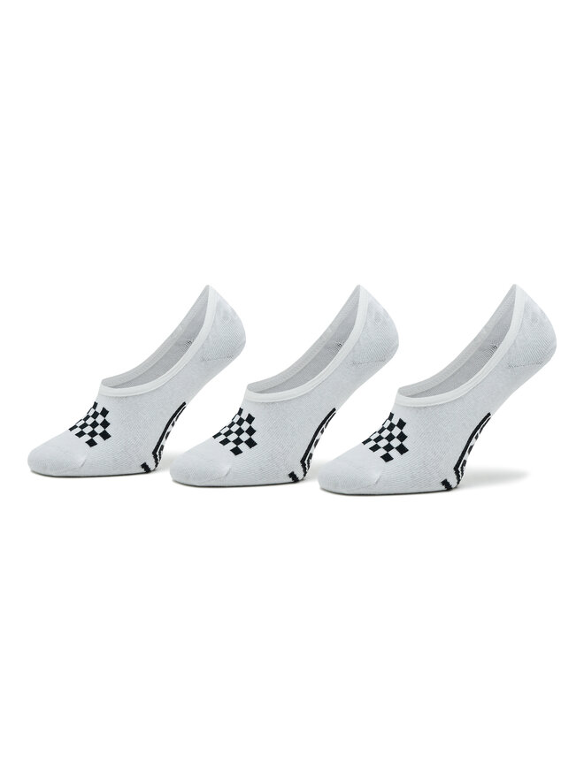 Vans 3 pares de calcetines tobilleros para niño Vans Classic Canoodle Rox VN0007BCYB21 Blanco