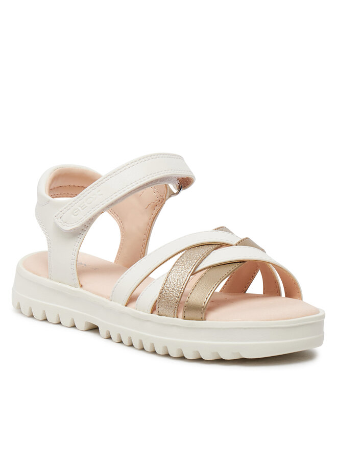 Geox Sandále Geox J Sandal Coralie Gir J356EA 054AJ C0588 S Biela