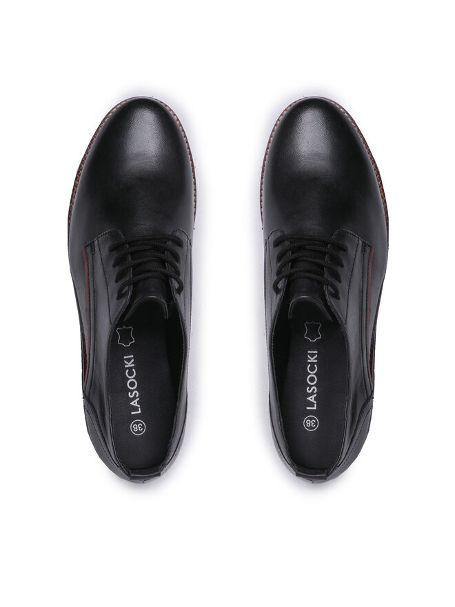 Lasocki Oxford Schuhe Lasocki Eva WI16-EVA-01 Schwarz
