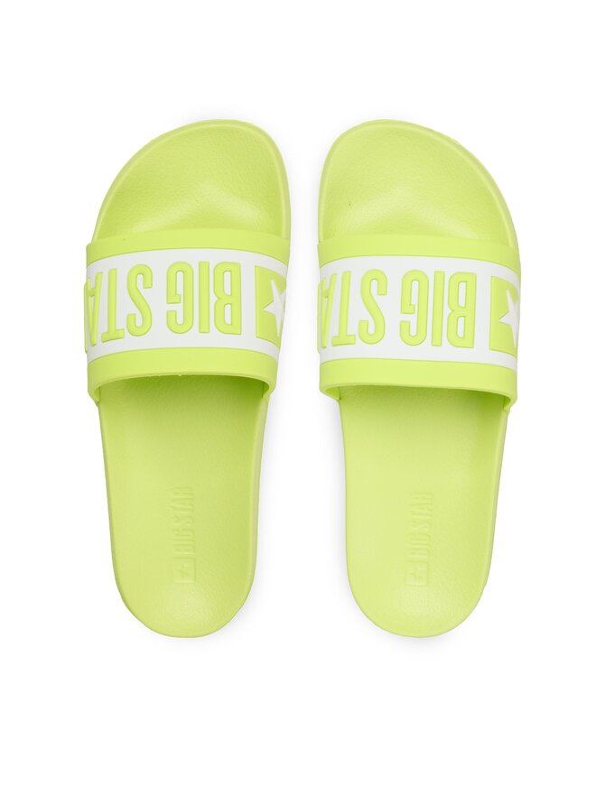 Big Star Shoes Klapki Big Star Shoes LL274742 Zielony