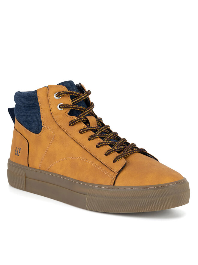 Gap Tenisice Gap PORTLAND CUP MID M GP505011BM-MU00 Smeđa