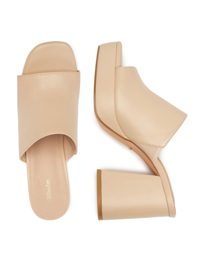 DeeZee Pantoletten DeeZee KK5606-1 Beige