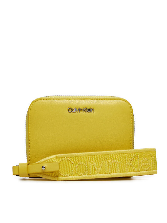 Calvin Klein Liels sieviešu maks Calvin Klein Gracie K60K611688 Dzeltens