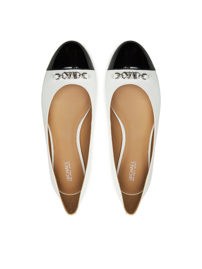 MICHAEL Michael Kors Балетки MICHAEL Michael Kors Rebecca Flex Ballet 40F4RBFP1L Білий