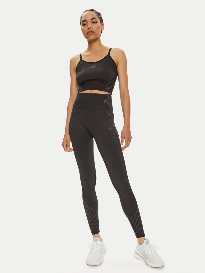 adidas adidas Топ Aeroknit IB0684 Чорний Slim Fit