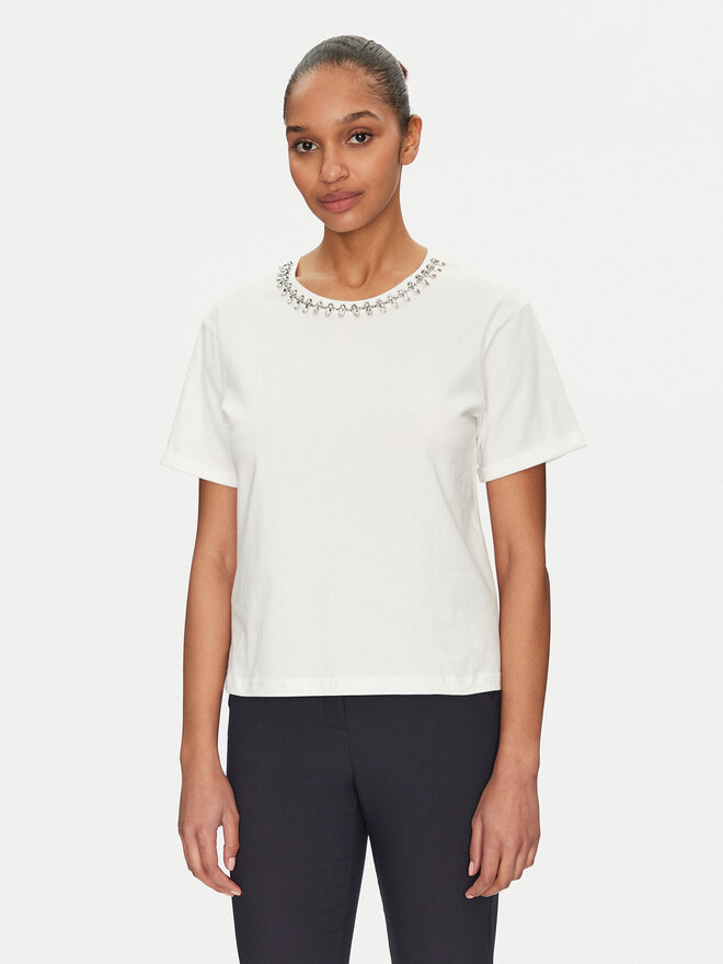 Morgan Morgan Camiseta 251-DOUTI Blanco Regular Fit