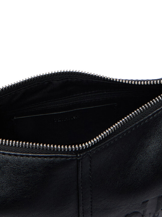 Calvin Klein Handtasche Calvin Klein Pockets Monologo Crossbody LV04F3687G Schwarz