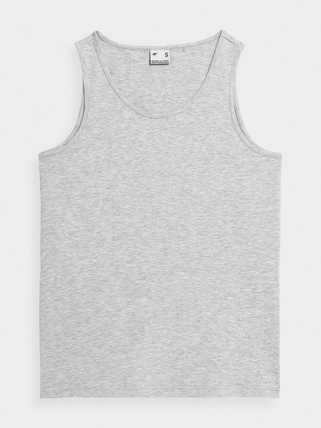 4F 4F Top 4FSS23TTSHF581 Gris Regular Fit