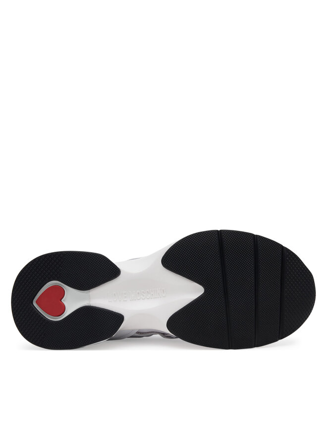 LOVE MOSCHINO Sneakersy LOVE MOSCHINO JA15326G1MIQE10A Biały