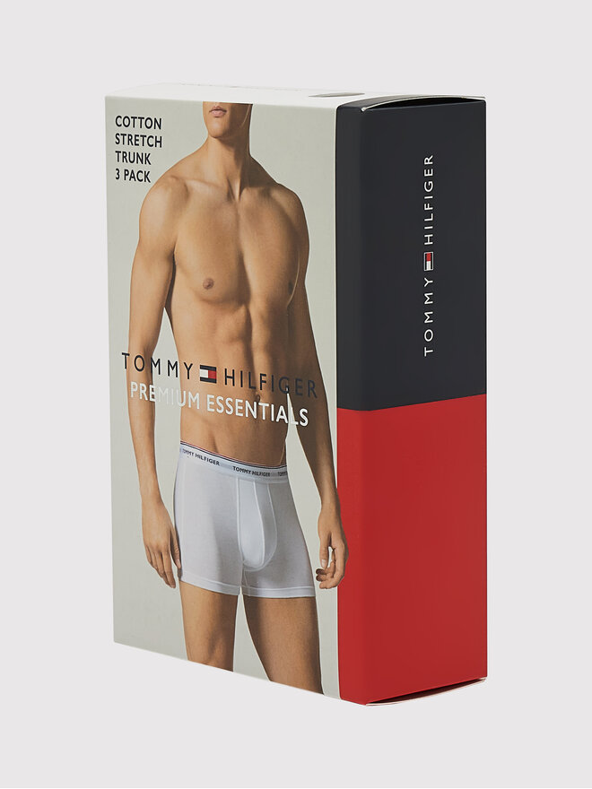 Tommy Hilfiger Tommy Hilfiger Σετ μποξεράκια 3 τμχ 3P Trunk 1U87903842 Μαύρο
