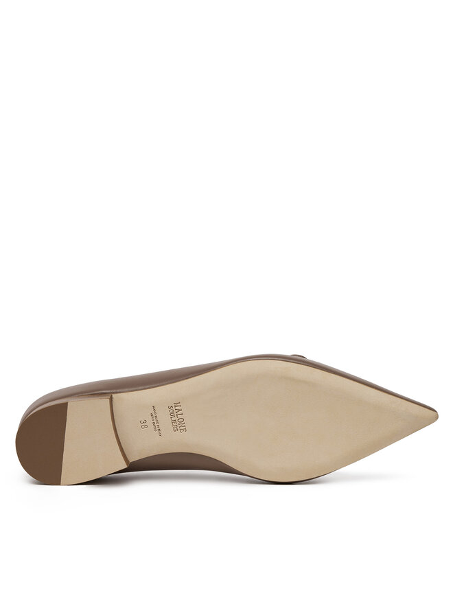 MALONE SOULIERS Baleríny MALONE SOULIERS Hedy Flat 10-2 Hnedá