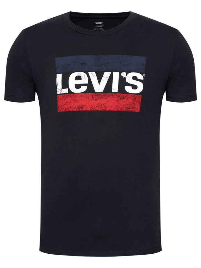 Levi's® Levi's® Marškinėliai Sportswear Graphic Tee 39636-0050 Juoda Regular Fit