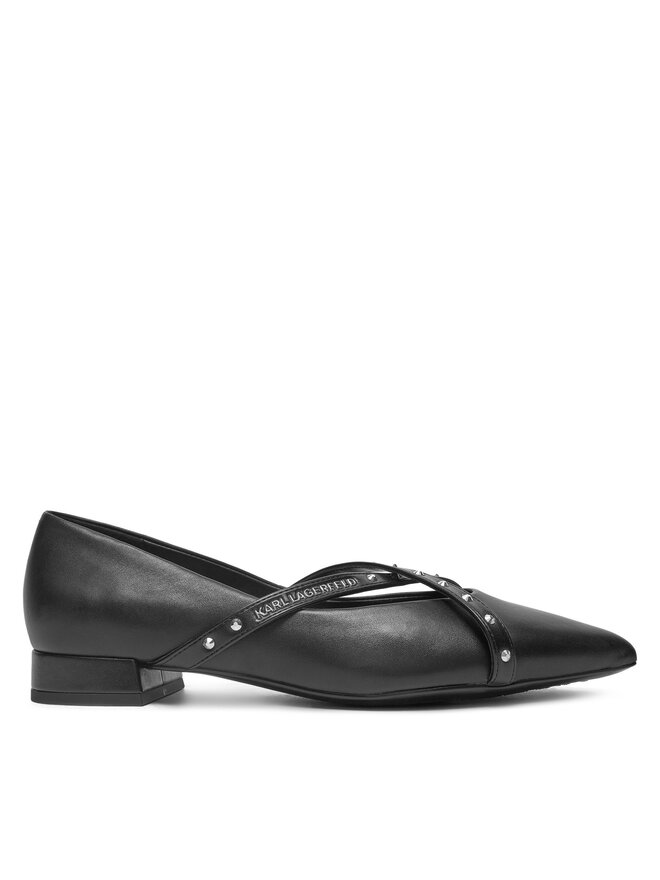 KARL LAGERFELD Baleríny KARL LAGERFELD Kerrie KL40155 Čierna