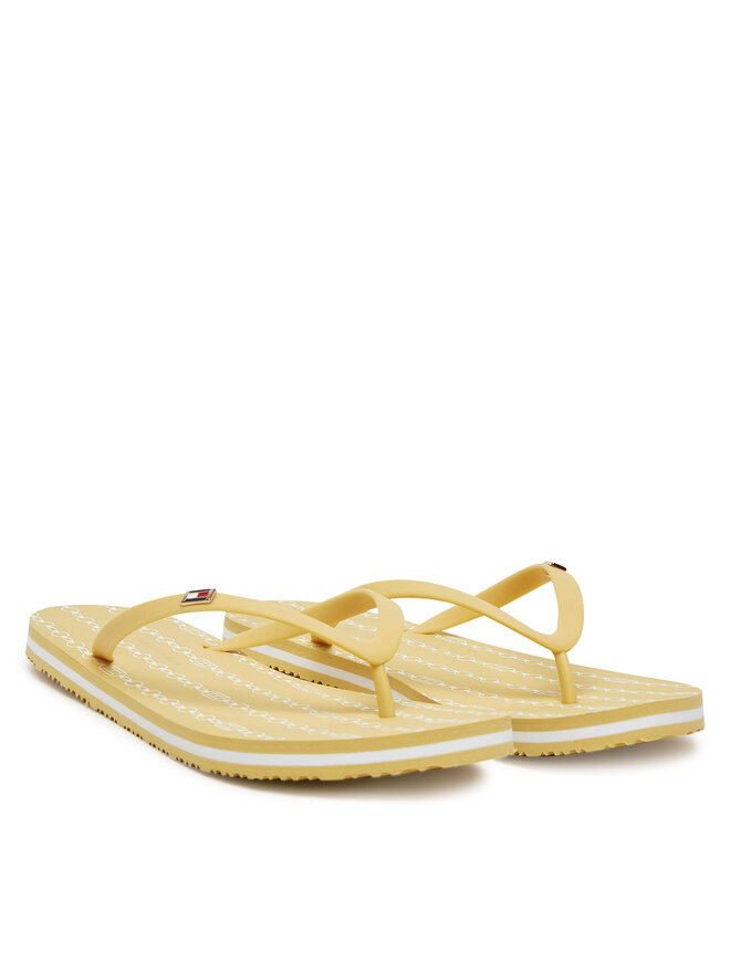 Tommy Hilfiger Čības uz pirksta Tommy Hilfiger FW0FW08518 Dzeltens