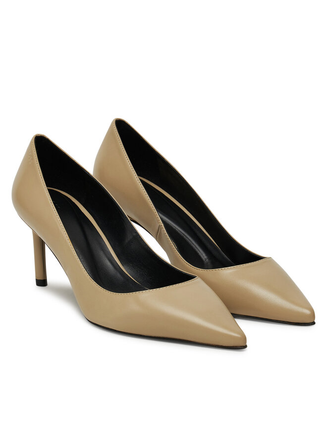 BOSS Čevlji z visoko peto BOSS Gracey 50548540 Bež