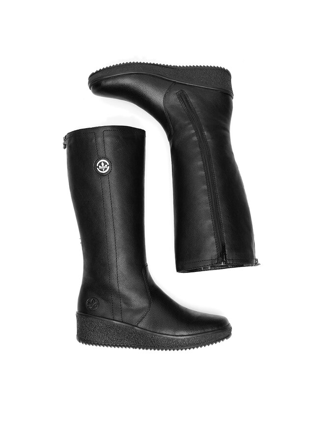 Rieker Kozačky Rieker Y4470-01 Černá