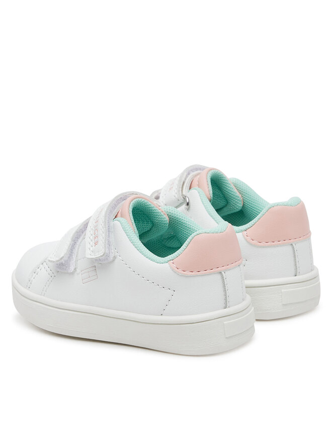 Tommy Hilfiger Αθλητικά Tommy Hilfiger Low Cut Velcro Sneaker T1A9-33727-1355 M Λευκό