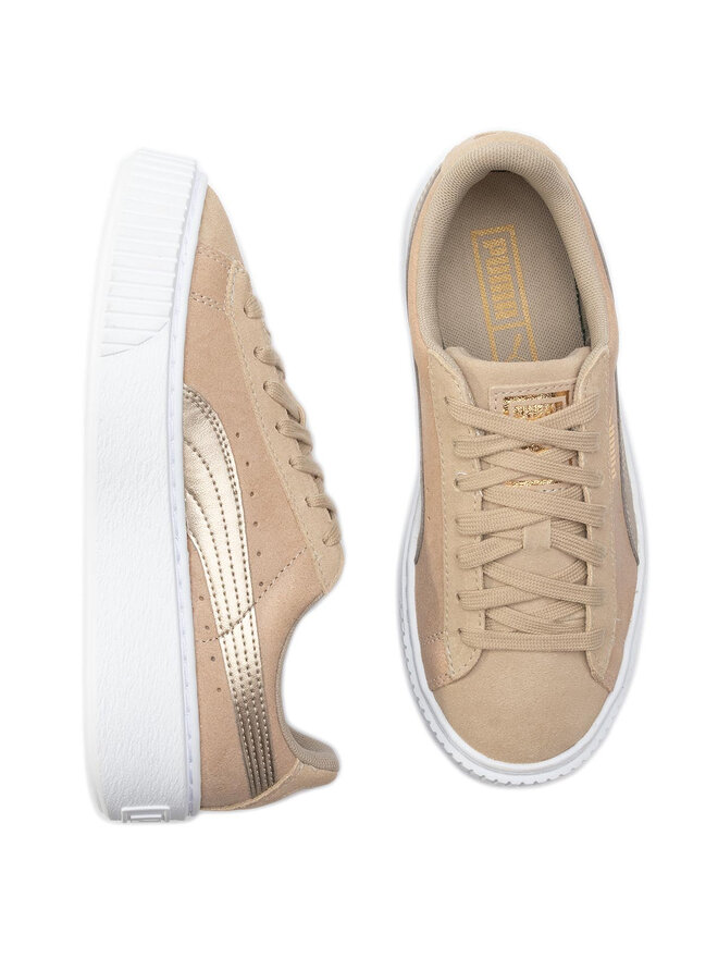 Puma Снікерcи Puma Suede Platform Bubble Wn's 364594 Бежевий