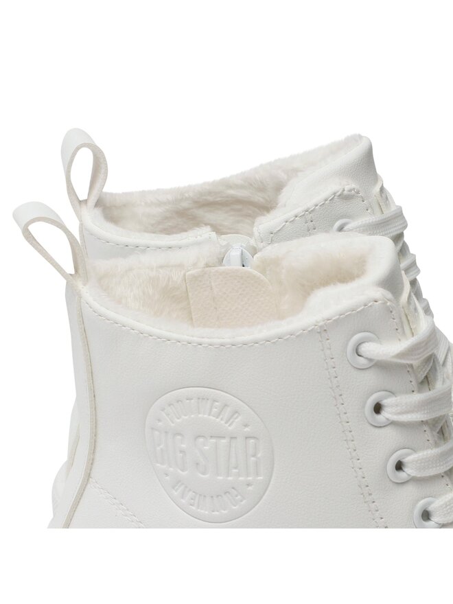 Big Star Shoes Μποτάκια Big Star Shoes MM374100 Λευκό