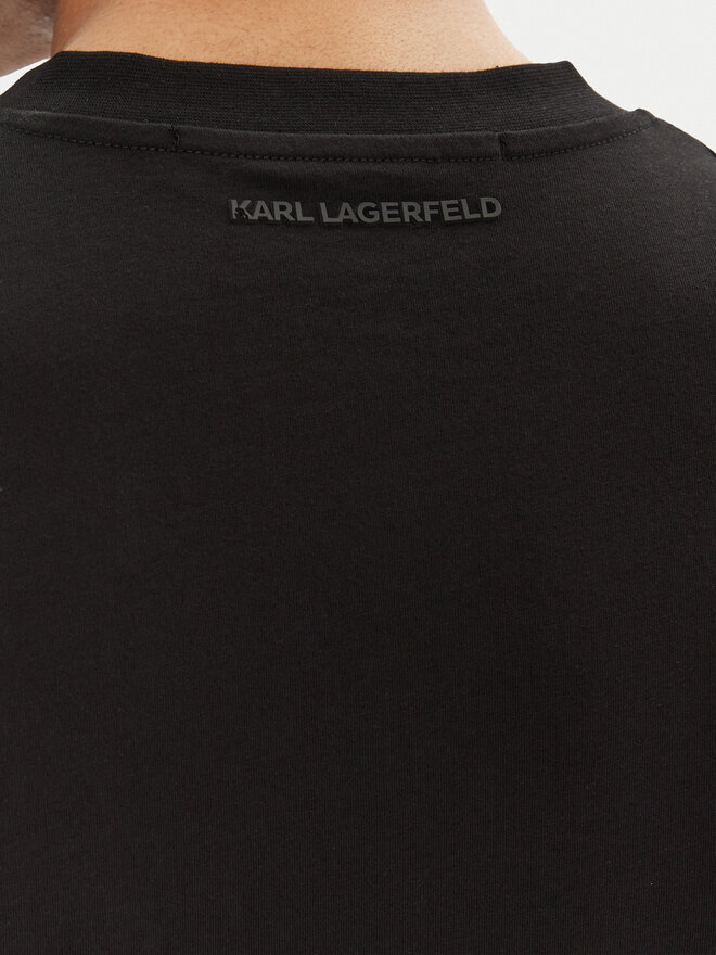 KARL LAGERFELD KARL LAGERFELD Camiseta 755021 552224 Negro Regular Fit