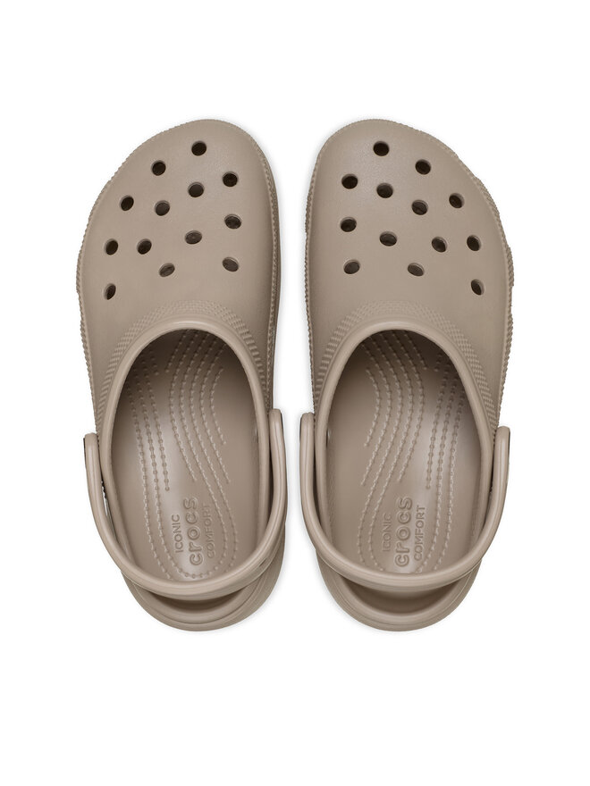 Crocs Şlapi Crocs Classic Platform Clog 206750 Bej