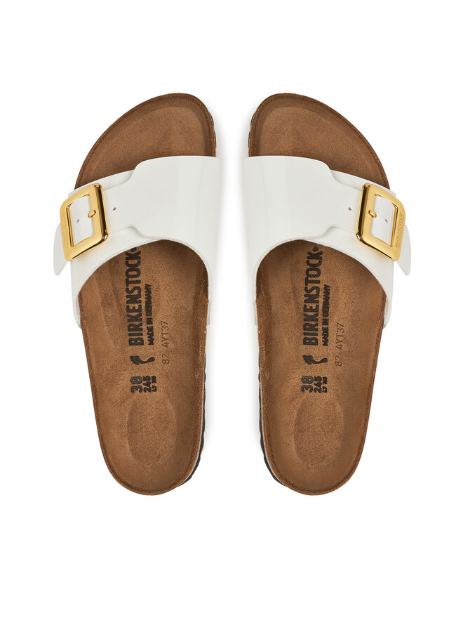 Birkenstock Nazouváky Birkenstock Catalina Cushion Buckle 1029437 Bílá