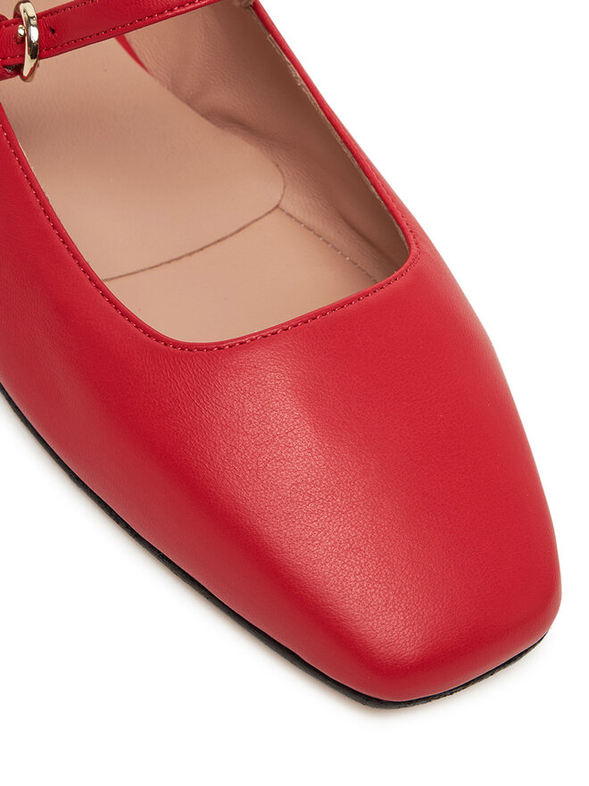 Pollini Baleriny Pollini SA11051C0MTE0501 Czerwony