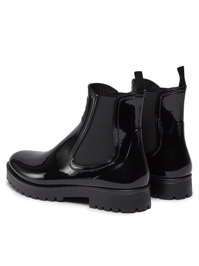 HUGO Гумени ботуши Hugo Tabita Rain Bootie 50498397 10222177 01 Черен